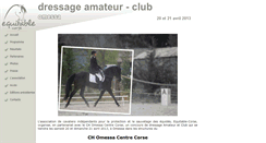 Desktop Screenshot of dressage.equitable-corse.com
